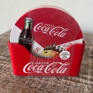 Coasters Coca Cola Set of 6 NWT